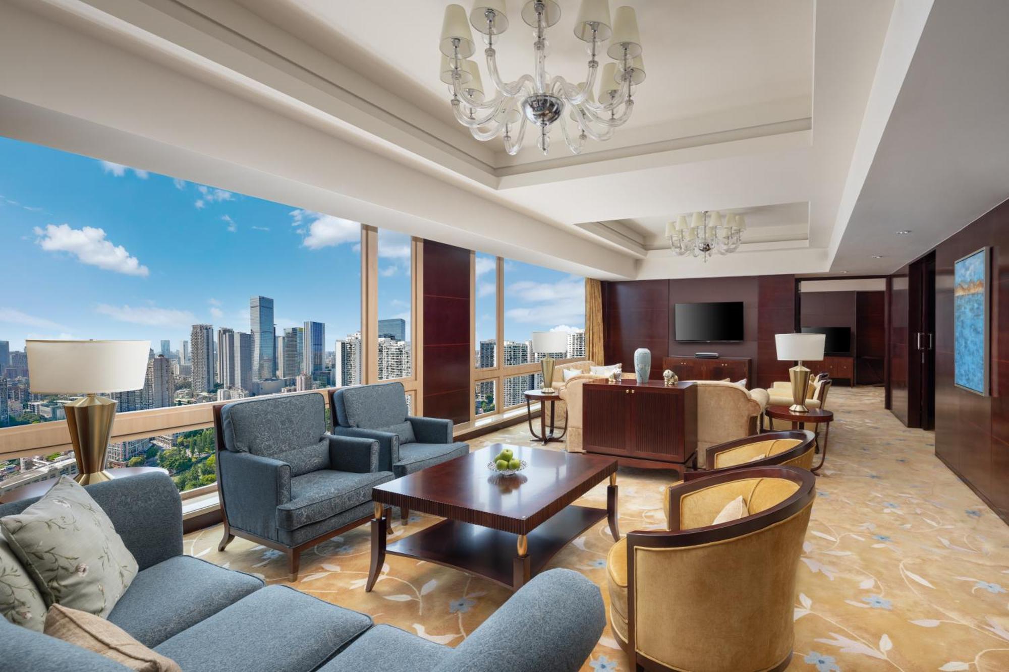 Shangri-La Chengdu Bagian luar foto