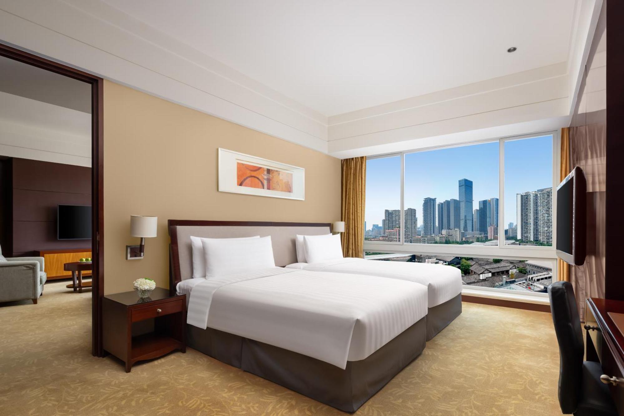 Shangri-La Chengdu Bagian luar foto